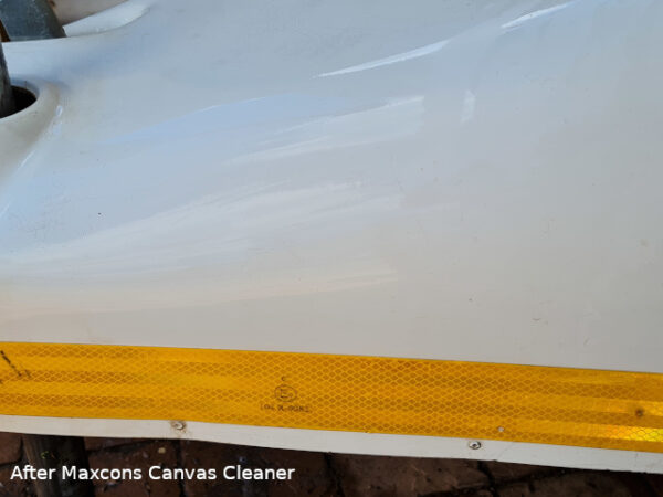 Canvas cleaner after