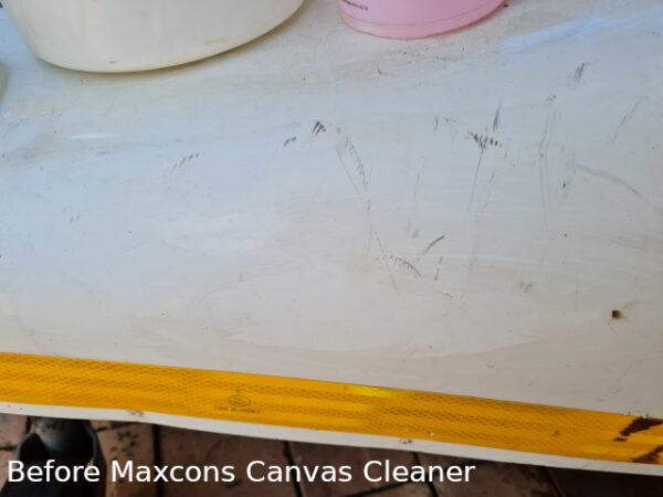 Canvas cleaner before