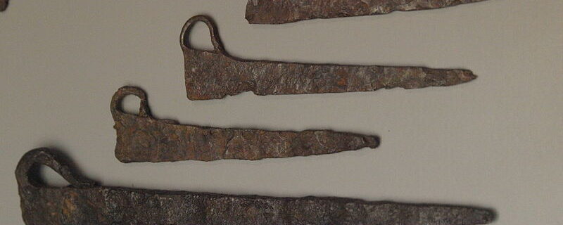 Roman tent pegs