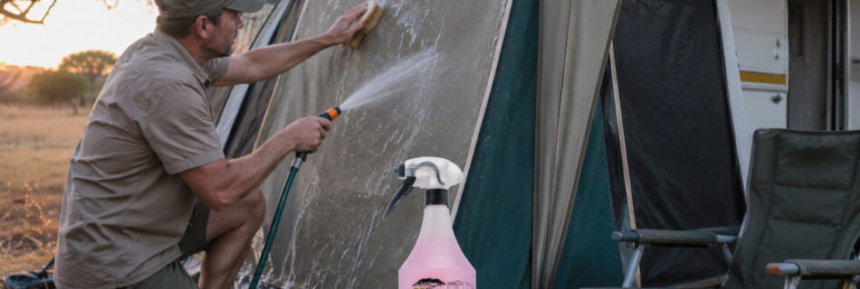 Ripstop tent canvas care